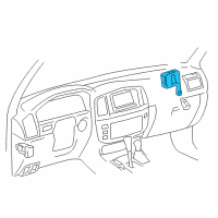 OEM 2006 Toyota Land Cruiser Receiver Diagram - 89760-60030