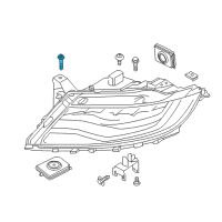 OEM Lincoln MKX Damper Upper Bolt Diagram - -W505428-S442