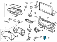 OEM Honda Sw Assy, Trunk Mai Diagram - 35810-T2A-A01