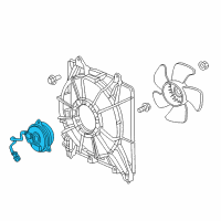 OEM 2015 Honda Fit Motor, Cooling Fan Diagram - 38616-5R1-003