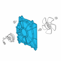 OEM 2018 Honda HR-V Shroud Complete Diagram - 19015-51B-H01