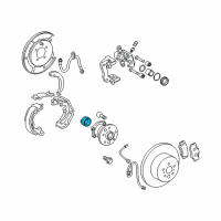 OEM 2011 Toyota Avalon ABS Rotor Diagram - 89544-48010