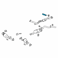 OEM 2020 Chevrolet Colorado Converter & Pipe Hanger Diagram - 84317051