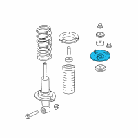 OEM 2015 Infiniti QX80 Bracket Shock ABSR Diagram - 56115-1LA0A