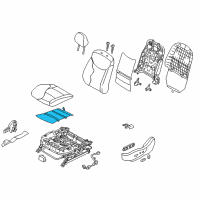 OEM 2013 Hyundai Elantra Heater-Front Seat Cushion Driver Diagram - 88190-3Y000