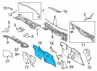 OEM Toyota Corolla Cross Dash Panel Diagram - 55101-0A130