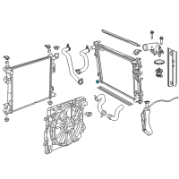 OEM 2015 Dodge Grand Caravan Radiator Drain Cock Diagram - 5140661AA