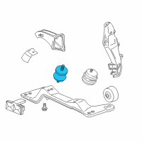 OEM 1998 BMW Z3 Transmission Mount Diagram - 23-71-1-133-487