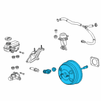 OEM Pontiac Booster Diagram - 20996840