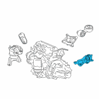 OEM 2013 Honda Civic Mounting, Transmission (Mt) Diagram - 50850-TR0-A01