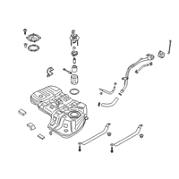 OEM 2022 Hyundai Santa Fe Clamp Assembly Diagram - 31141-D3450