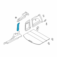 OEM 2012 BMW X6 Cover, D-Column Bottom Left Diagram - 51-47-9-135-347