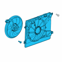 OEM Chevrolet Trax Fan Module Diagram - 42441974