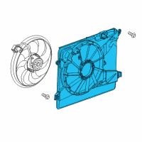 OEM 2021 Buick Encore Fan Shroud Diagram - 42441975