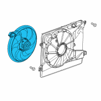 OEM 2018 Buick Encore Fan Blade Diagram - 95382426