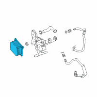 OEM 2019 Chevrolet Camaro Oil Cooler Diagram - 12699658