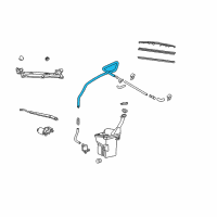 OEM 2006 Scion xB Washer Hose Diagram - 90099-62021