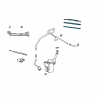 OEM 2002 Toyota MR2 Spyder Front Blade Diagram - 85222-52131