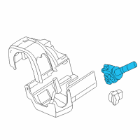 OEM 2002 Ford Expedition Turn Signal & Hazard Switch Diagram - 4L7Z-13K359-AAB