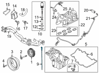 OEM 2022 Ford Explorer Dipstick Diagram - L1MZ-6750-A