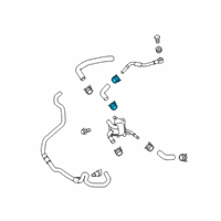 OEM Toyota RAV4 Inlet Hose Clamp Diagram - 90466-A0014