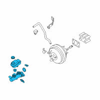 OEM 2015 Nissan Frontier Cylinder Brake Master Diagram - 46010-9BP1A