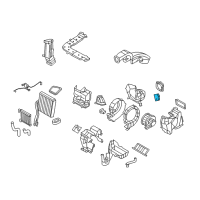 OEM Kia Borrego Mode Actuator Diagram - 972223E060