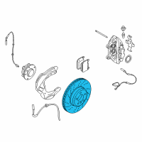 OEM 2020 BMW M2 Brake Disc, Ventilated, Perforated, Left Diagram - 34-11-8-072-017