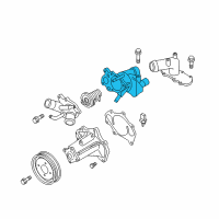 OEM 2015 Infiniti QX80 Housing - THERMOSTAT Diagram - 11061-1LA0A