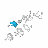 OEM 2011 Infiniti QX56 Outlet Water Diagram - 11060-1LA0A