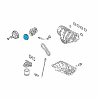 OEM Ford C-Max Oil Pump Gear Diagram - 8E5Z-6652-A