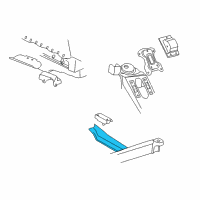 OEM 1997 Chevrolet P30 Crossmember Asm-Trans Support Diagram - 15065721