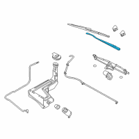 OEM 2015 Ford F-350 Super Duty Wiper Arm Diagram - 9C3Z-17526-B