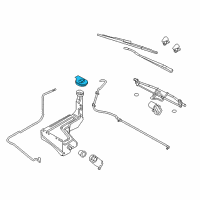 OEM Ford F-350 Super Duty Reservoir Cap Diagram - BC3Z-17632-A