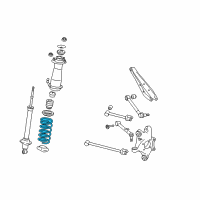 OEM 2011 Lexus IS350 Spring, Coil, Rear Diagram - 48231-53231