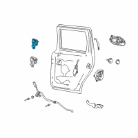 OEM Mercury Upper Hinge Diagram - BL1Z-7826800-A