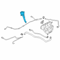 OEM BMW 550i GT xDrive Filler Neck Diagram - 17-13-7-591-692