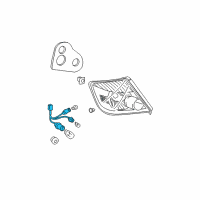 OEM Scion tC Socket & Wire Diagram - 81555-21230