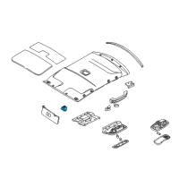 OEM 2001 Kia Sephia Adapter-Center Diagram - 0K2A169261B05