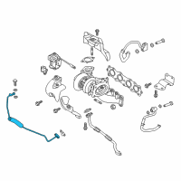 OEM 2017 Hyundai Santa Fe Sport Pipe-Oil Feed Diagram - 28240-2GTA1