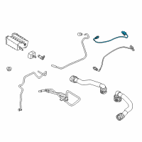 OEM Ford Fiesta Upper Oxygen Sensor Diagram - DM5Z-9F472-A