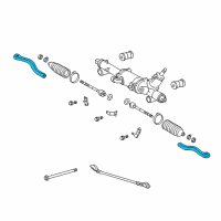 OEM 2015 Lexus GS350 End, Tie Rod, NO.1 Diagram - 45463-30190