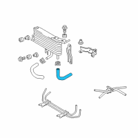 OEM 2012 Toyota Tacoma Oil Hose Diagram - 32943-35070