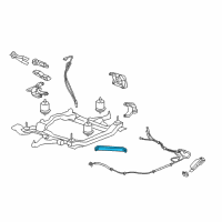 OEM Saturn Outlook Transmission Support Diagram - 12595066