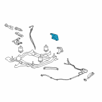 OEM 2007 Saturn Outlook Bracket-Trans Mount Diagram - 25994342