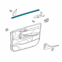 OEM 2012 Scion iQ Belt Weatherstrip Diagram - 68171-74010