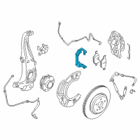 OEM 2015 BMW 535i xDrive Calliper Carrier Diagram - 34-11-6-792-691