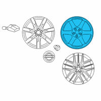 OEM 2018 Nissan GT-R Wheel-Aluminum Diagram - D0C00-6AV1B