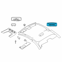 OEM BMW M2 Interior Light, Rear Diagram - 63-31-9-219-498