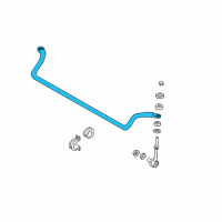 OEM 2004 Kia Sorento Sway Bar Diagram - 548003E020SJ